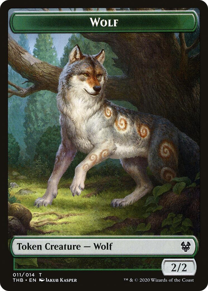 Image for Wolf Token (11) - Magic: The Gathering