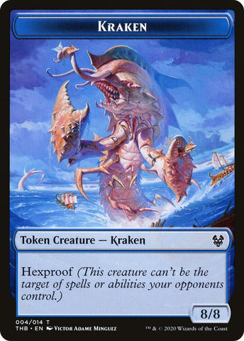 Image for Kraken Token (4) [Theros Beyond Death]