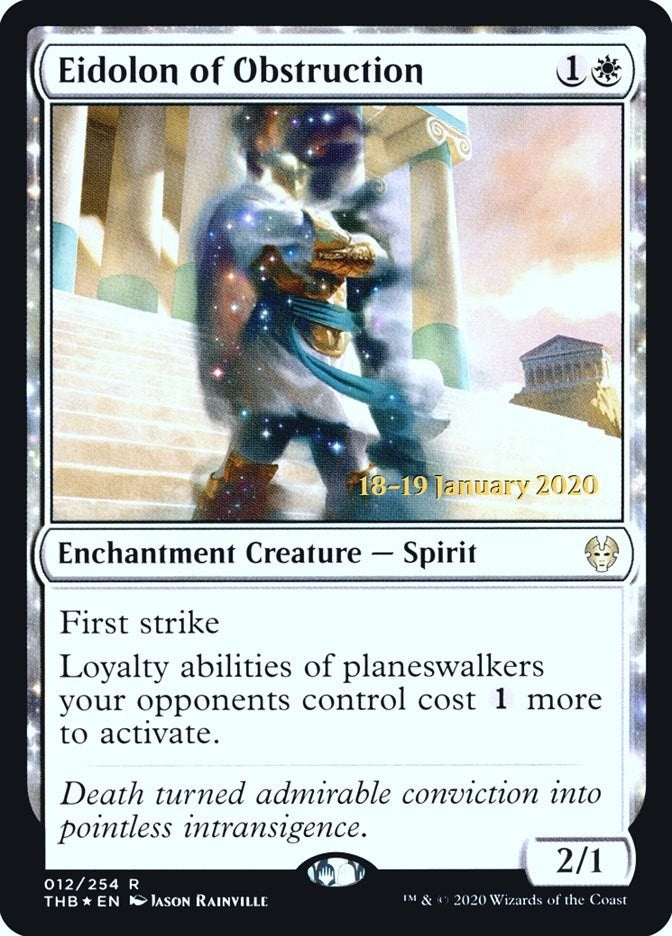 Image for Eidolon of Obstruction (12) [Prerelease Cards]