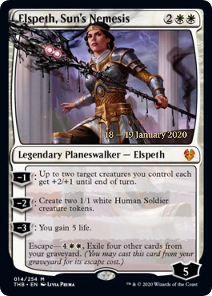 Image for Elspeth, Sun's Nemesis (14) [Prerelease Cards]