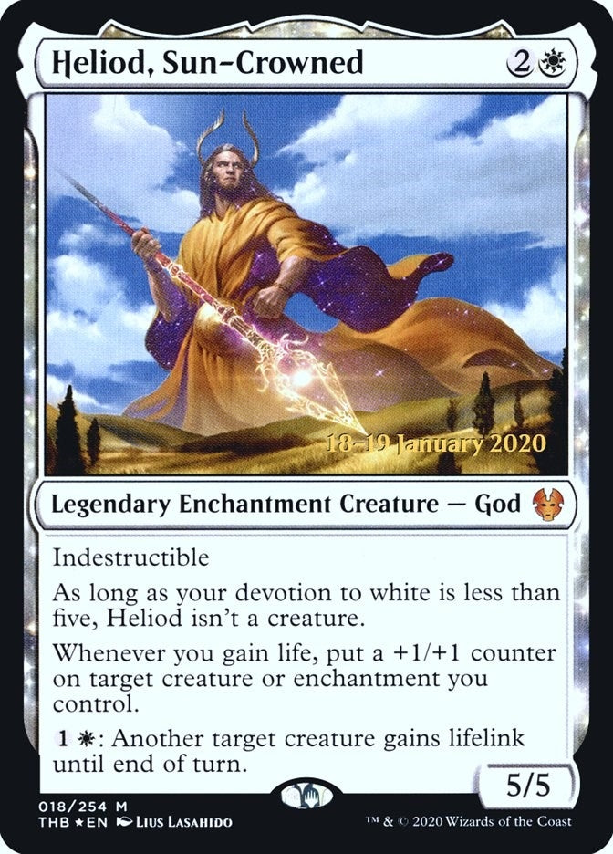 Image for Heliod, Sun-Crowned (18) [Prerelease Cards]