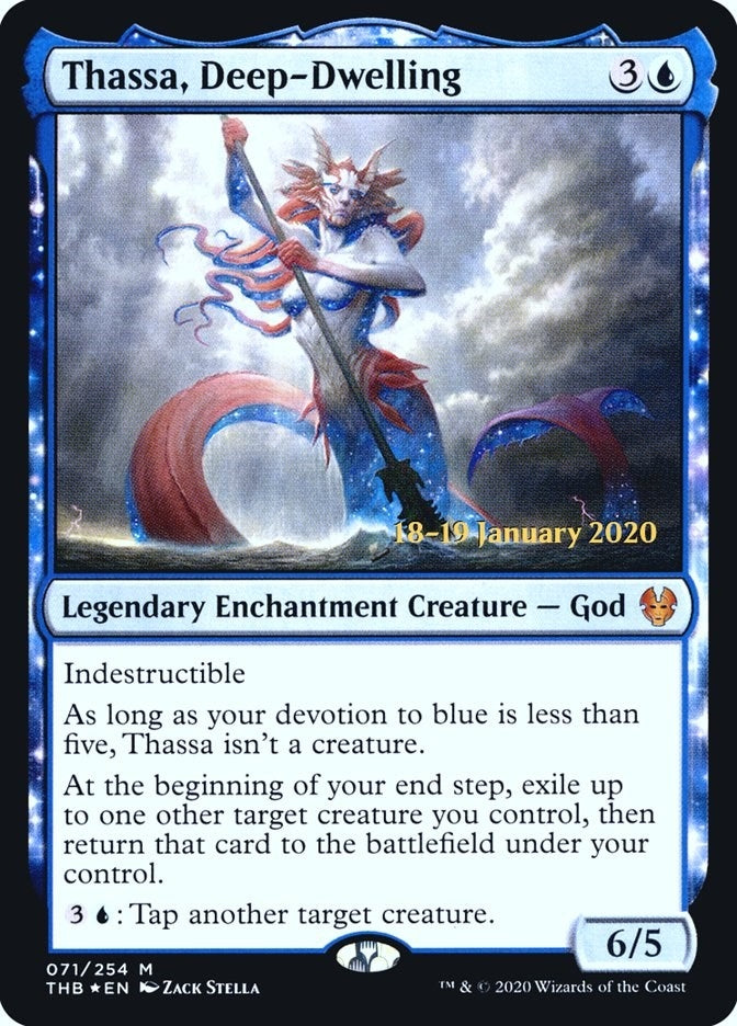 Image for Thassa, Deep-Dwelling (71) [Prerelease Cards]