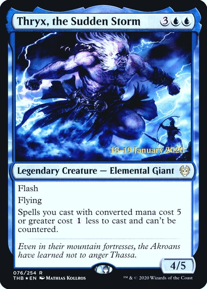 Image for Thryx, the Sudden Storm (76) [Prerelease Cards]