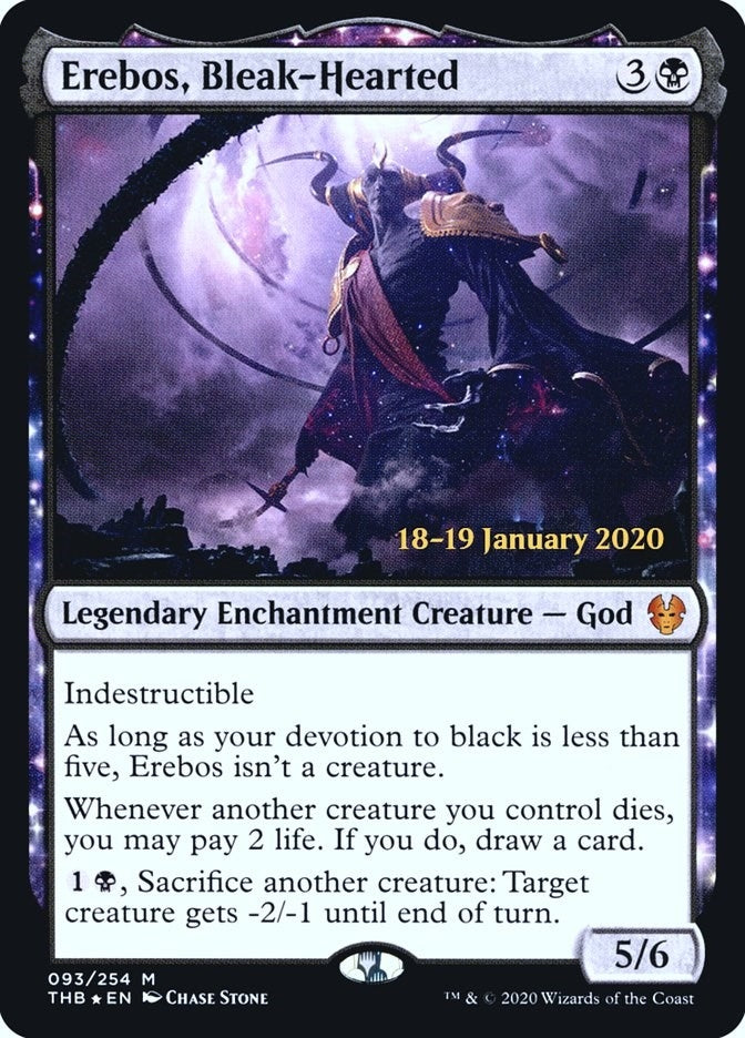 Image for Erebos, Bleak-Hearted (93) [Prerelease Cards]