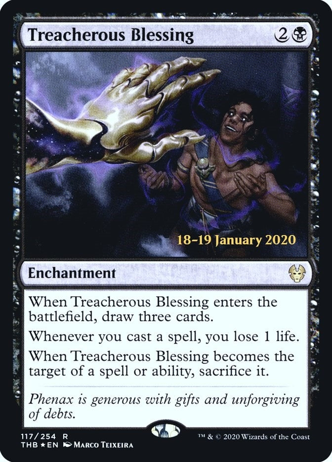 Image for Treacherous Blessing (117) [Prerelease Cards]