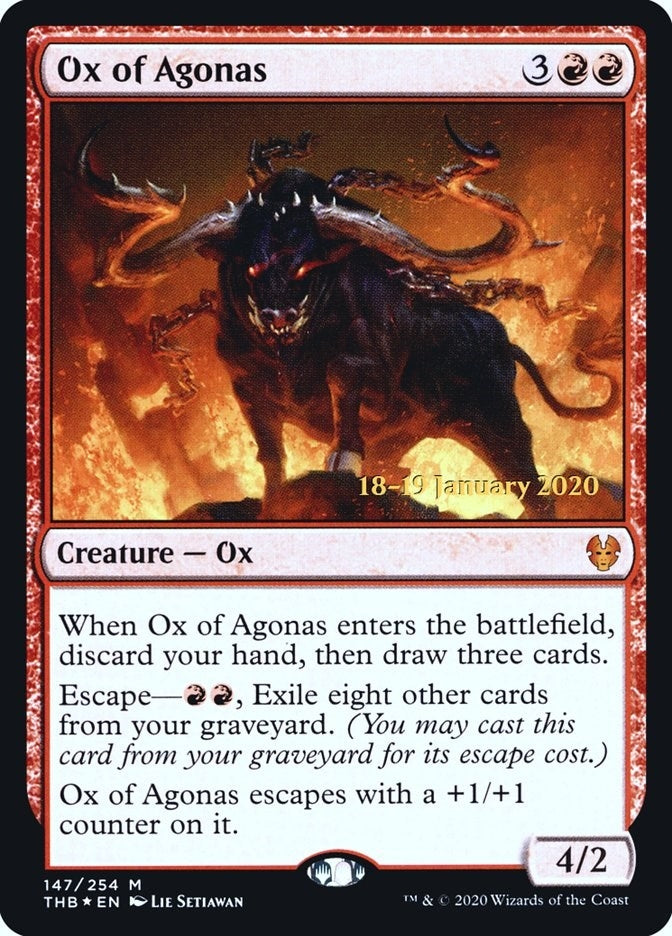 Image for Ox of Agonas (147) [Prerelease Cards]