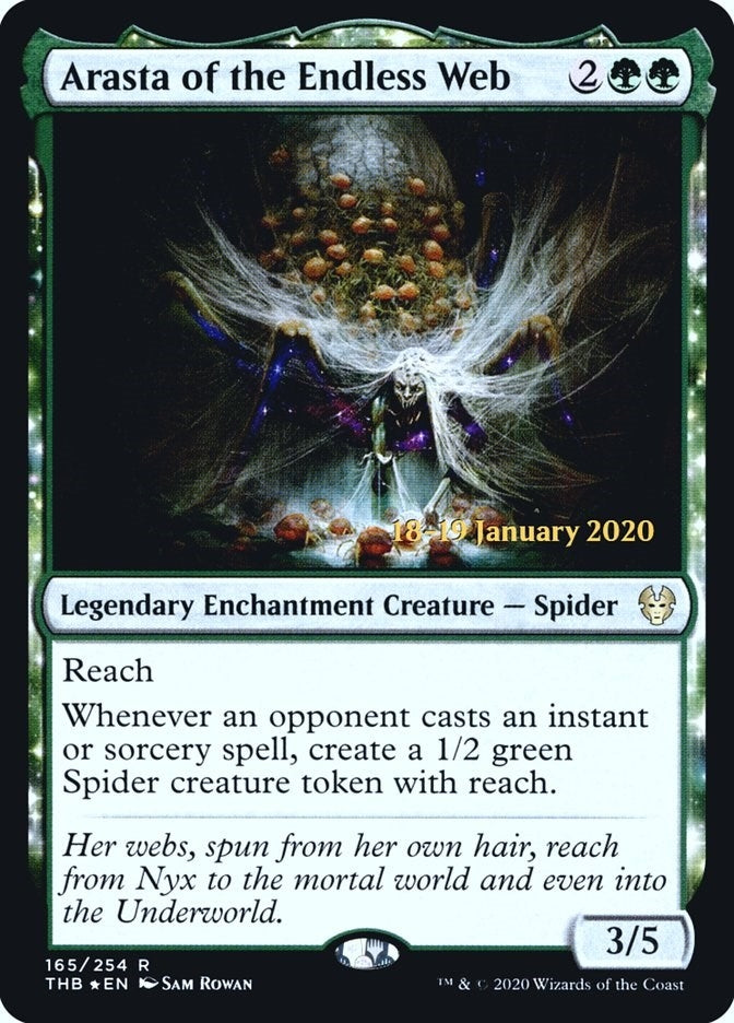 Image for Arasta of the Endless Web (165) [Prerelease Cards]