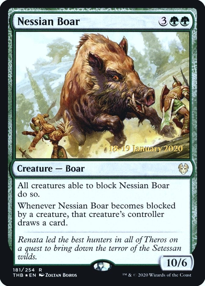 Image for Nessian Boar (181) [Prerelease Cards]
