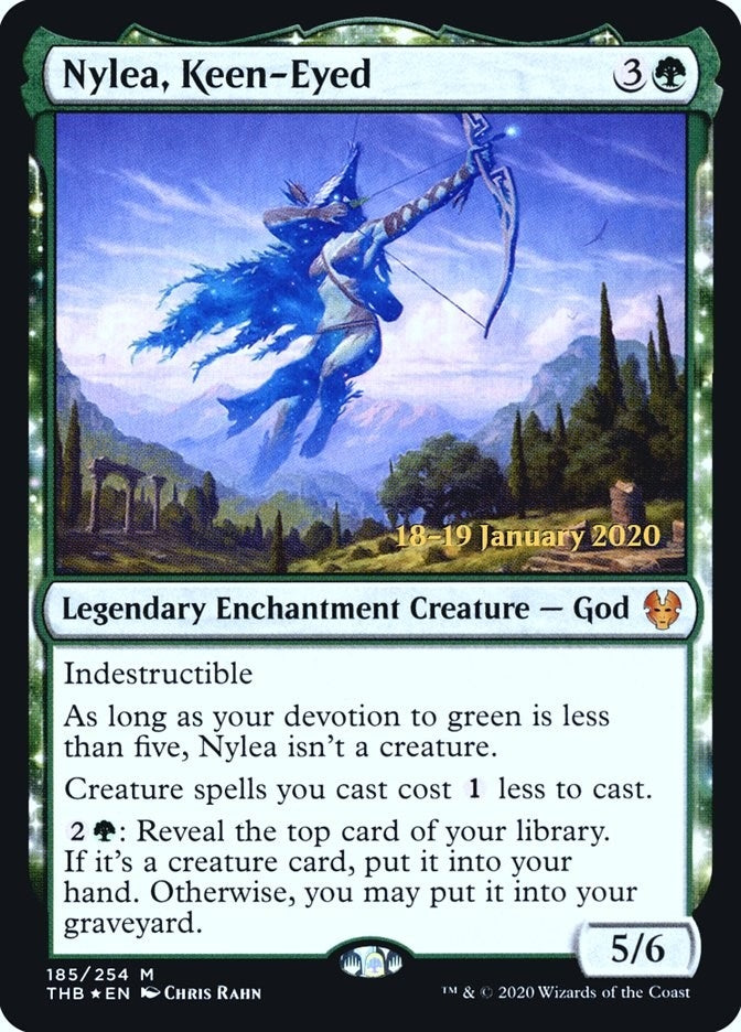 Image for Nylea, Keen-Eyed (185) [Prerelease Cards]