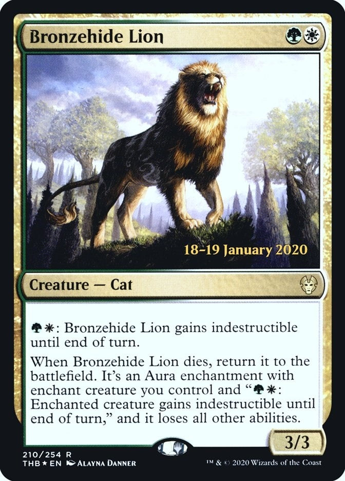 Image for Bronzehide Lion (210) [Prerelease Cards]
