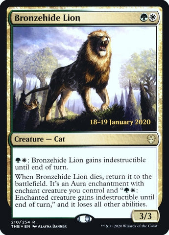 Image for Bronzehide Lion (210) [Prerelease Cards]