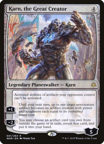 Image for Karn, the Great Creator (1) [Promo Pack: Theros Beyond Death]