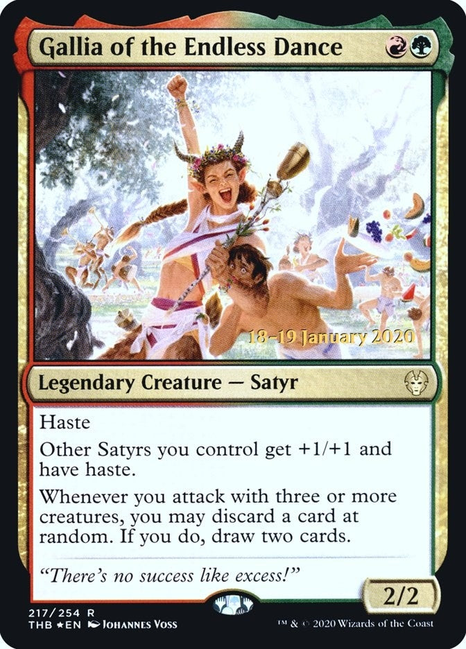 Image for Gallia of the Endless Dance (217) [Prerelease Cards]