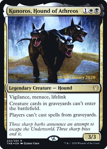 Image for Kunoros, Hound of Athreos (222) [Prerelease Cards]