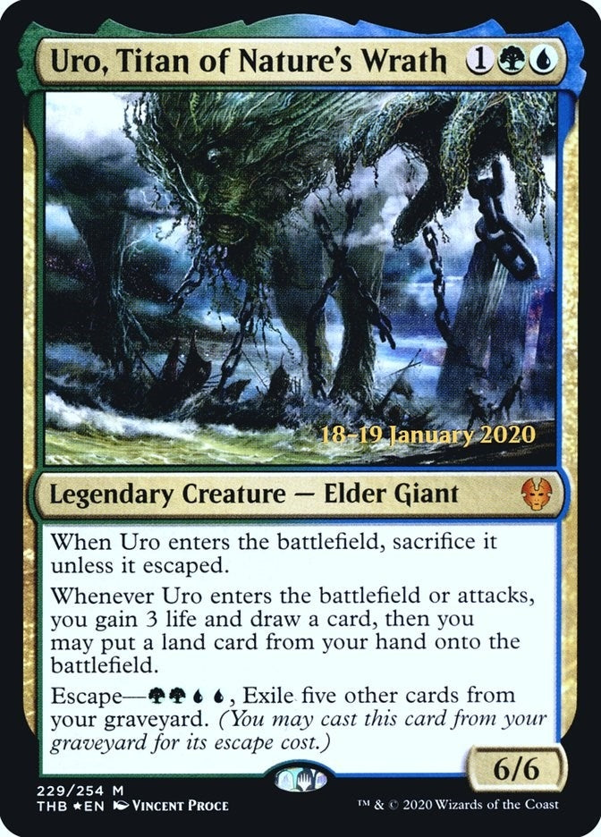 Image for Uro, Titan of Nature's Wrath (229) [Prerelease Cards]