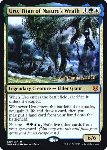 Image for Uro, Titan of Nature's Wrath (229) - Magic: The Gathering