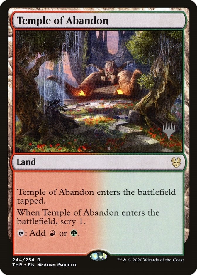 Image for Temple of Abandon (244) [Promo Pack: Theros Beyond Death]