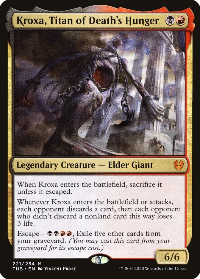 Image for Kroxa, Titan of Death's Hunger (221) [Promo Pack: Theros Beyond Death]