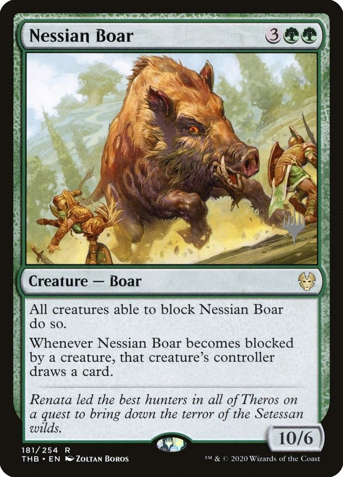 Image for Nessian Boar (181) [Promo Pack: Theros Beyond Death]
