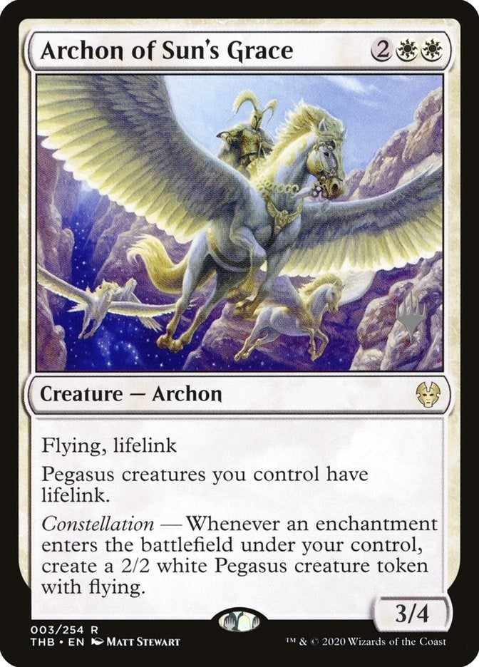 Image for Archon of Sun's Grace (3) [Promo Pack: Theros Beyond Death]