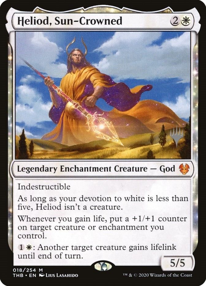 Image for Heliod, Sun-Crowned (18) [Promo Pack: Theros Beyond Death]