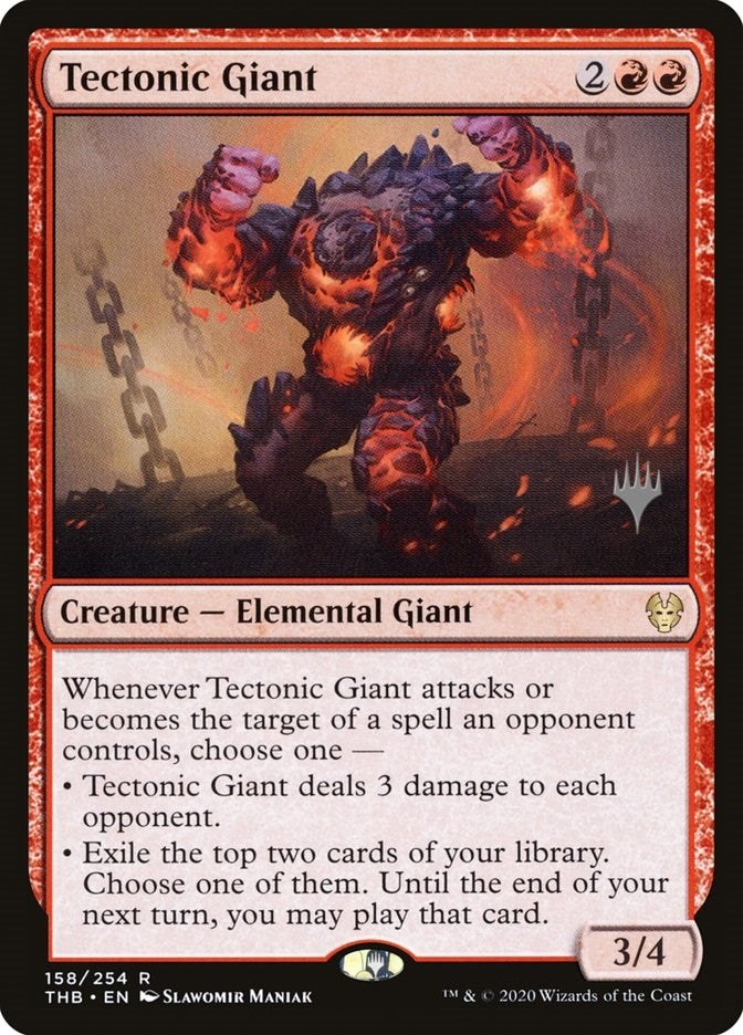 Image for Tectonic Giant (158) [Promo Pack: Theros Beyond Death]