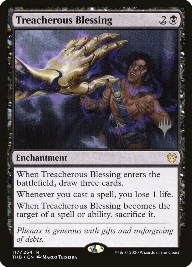 Image for Treacherous Blessing (117) [Promo Pack: Theros Beyond Death]