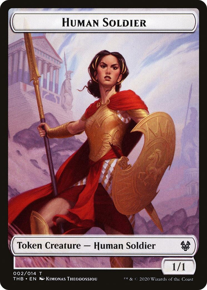 Image for Human Soldier // Spider Double-Sided Token (2 // 10) [Theros Beyond Death]