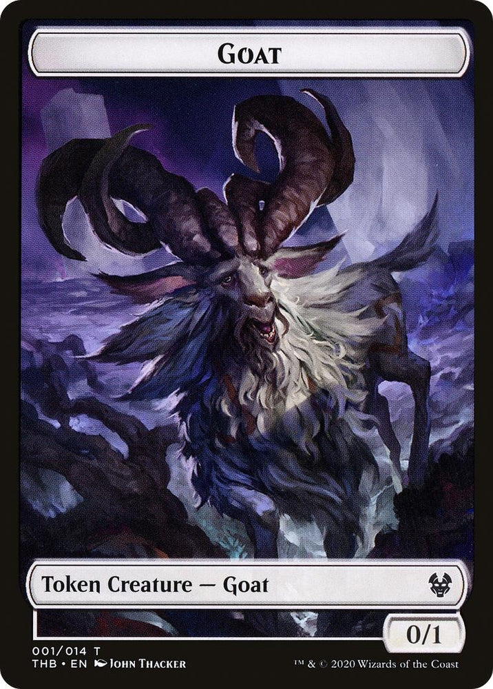 Image for Goat // Satyr Double-Sided Token (1 // 9) [Theros Beyond Death]