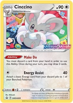 Image for Cinccino - SWSH009 (Prerelease) (SWSH009) [SWSH: Sword & Shield Promo Cards]