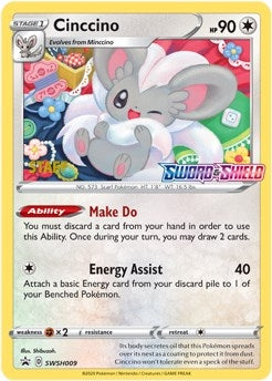Image for Cinccino - SWSH009 (Prerelease) [Staff] (SWSH009) [SWSH: Sword & Shield Promo Cards]