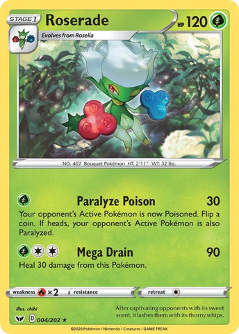 Image for Roserade (004/202) - Pokemon
