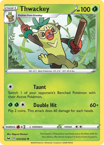 Image for Thwackey (012) (012/202) - Pokemon