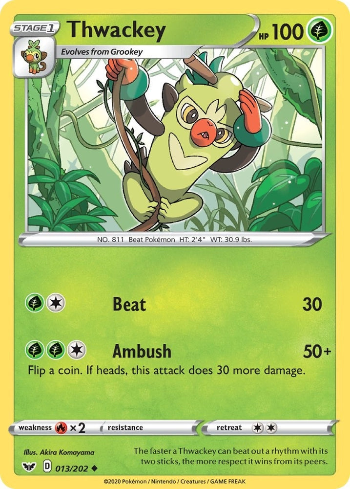 Image for Thwackey (013) (013/202) - Pokemon