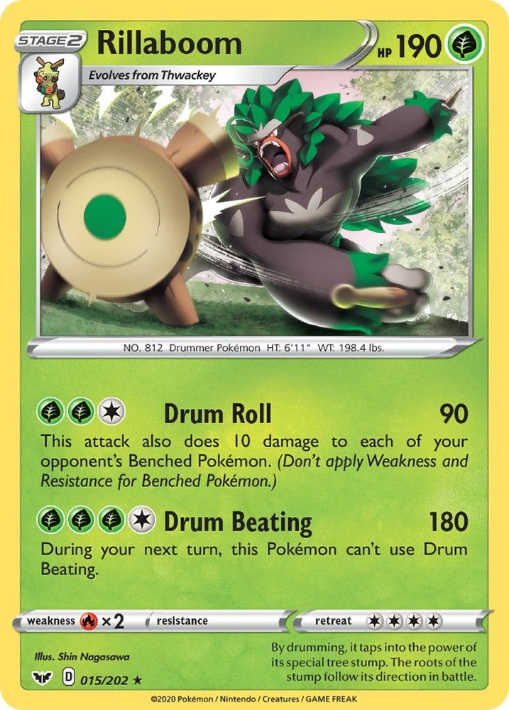 Image for Rillaboom (015) (015/202) (SWSH01)