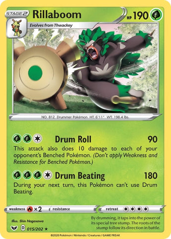 Image for Rillaboom (015) (015/202) - Pokemon