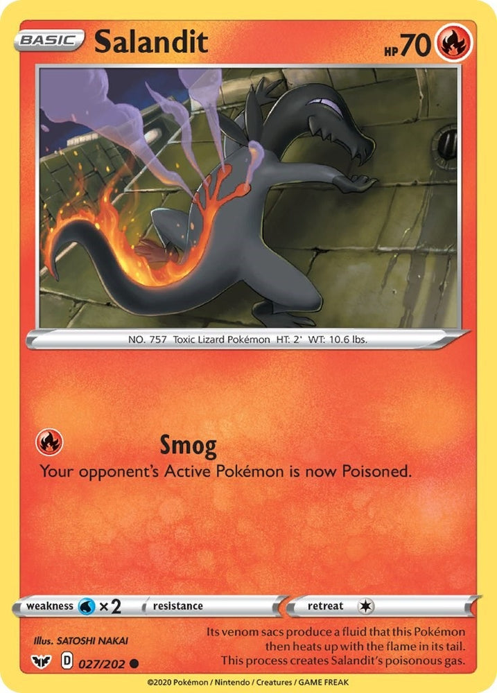 Image for Salandit (027/202) - Pokemon