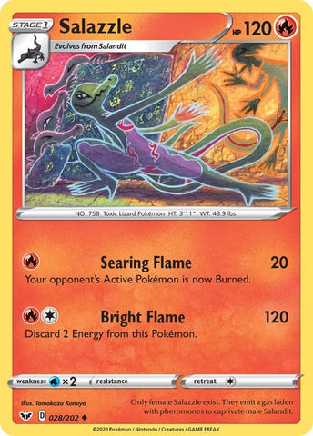 Image for Salazzle (028/202) - Pokemon