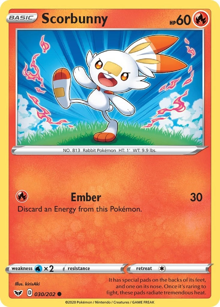 Image for Scorbunny (030) (030/202) - Pokemon