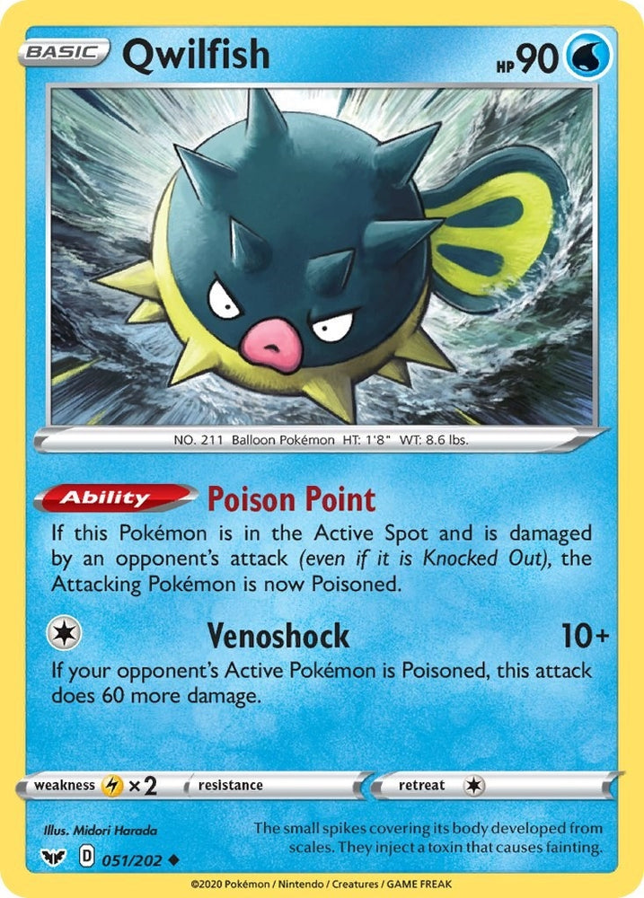 Image for Qwilfish (051/202) - Pokemon