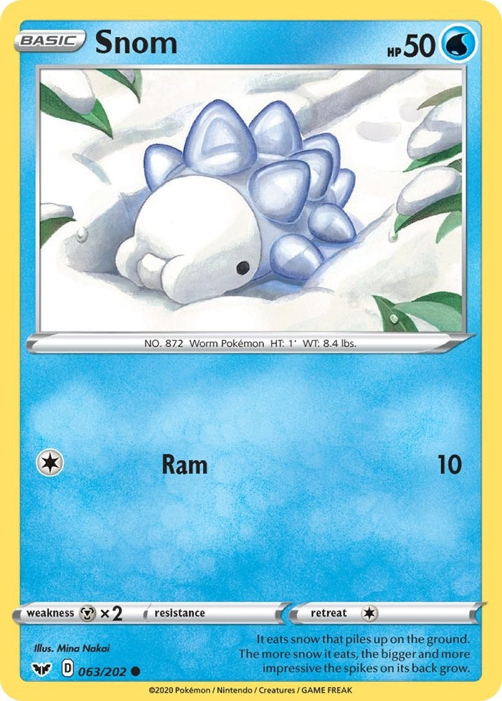 Image for Snom (063/202) - Pokemon