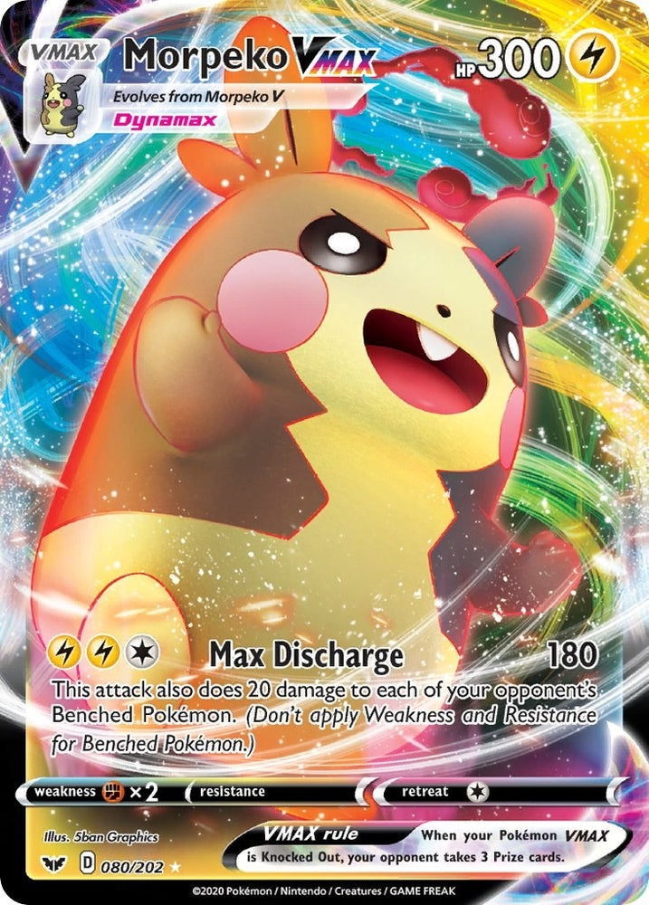 Image for Morpeko VMAX (080/202) (SWSH01)