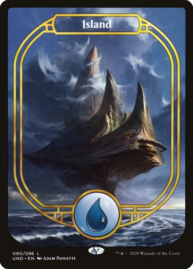 Image for Island (Full Art) (90) [Unsanctioned]