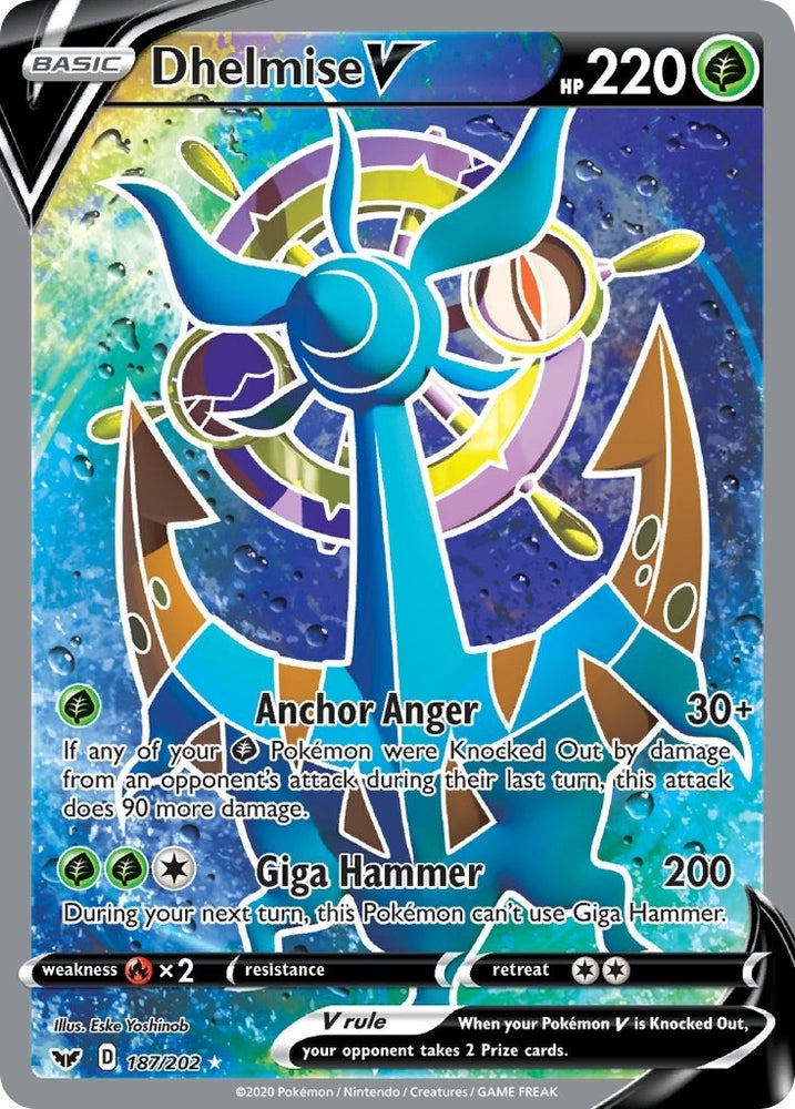 Image for Dhelmise V (Full Art) (187/202) (SWSH01)