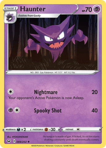 Image for Haunter (084/202) (SWSH01)