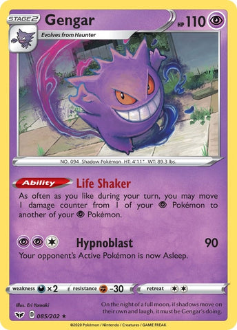 Image for Gengar (085/202) (SWSH01)