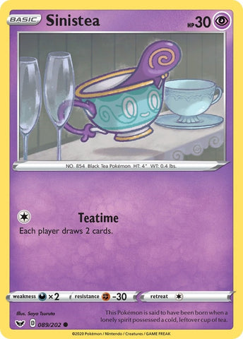 Image for Sinistea (089/202) - Pokemon