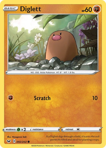 Image for Diglett (092/202) (SWSH01)