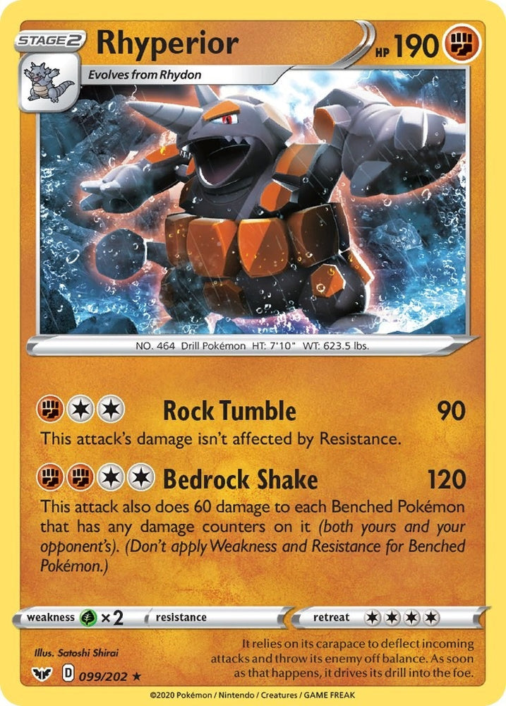 Image for Rhyperior (099/202) (SWSH01)
