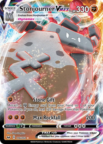 Image for Stonjourner VMAX (116/202) - Pokemon
